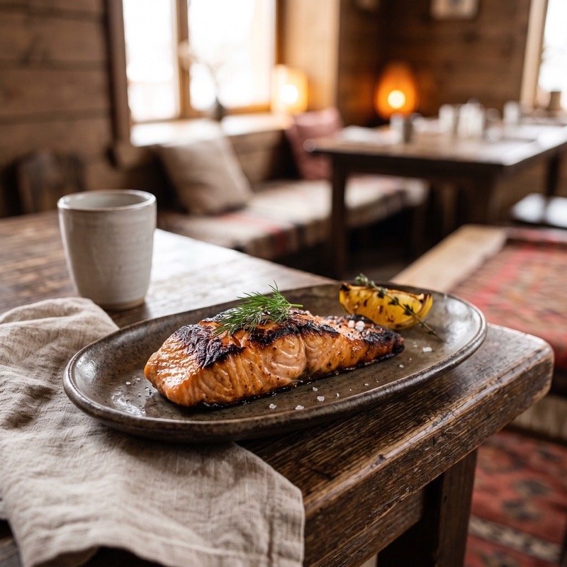 Salmon Kebab